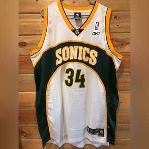 vintage Ray Allen #34 Sonics Jersey